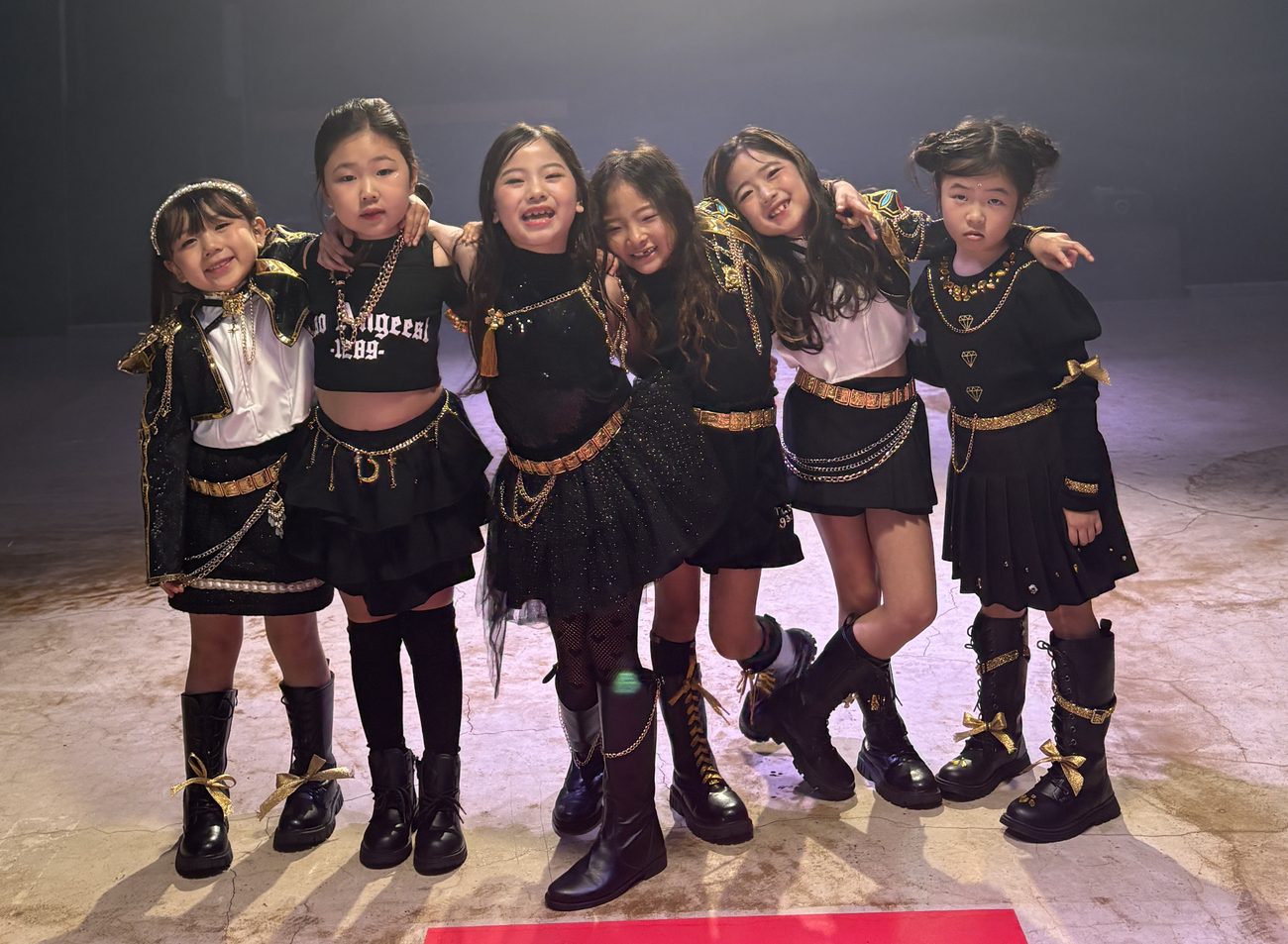 On stage